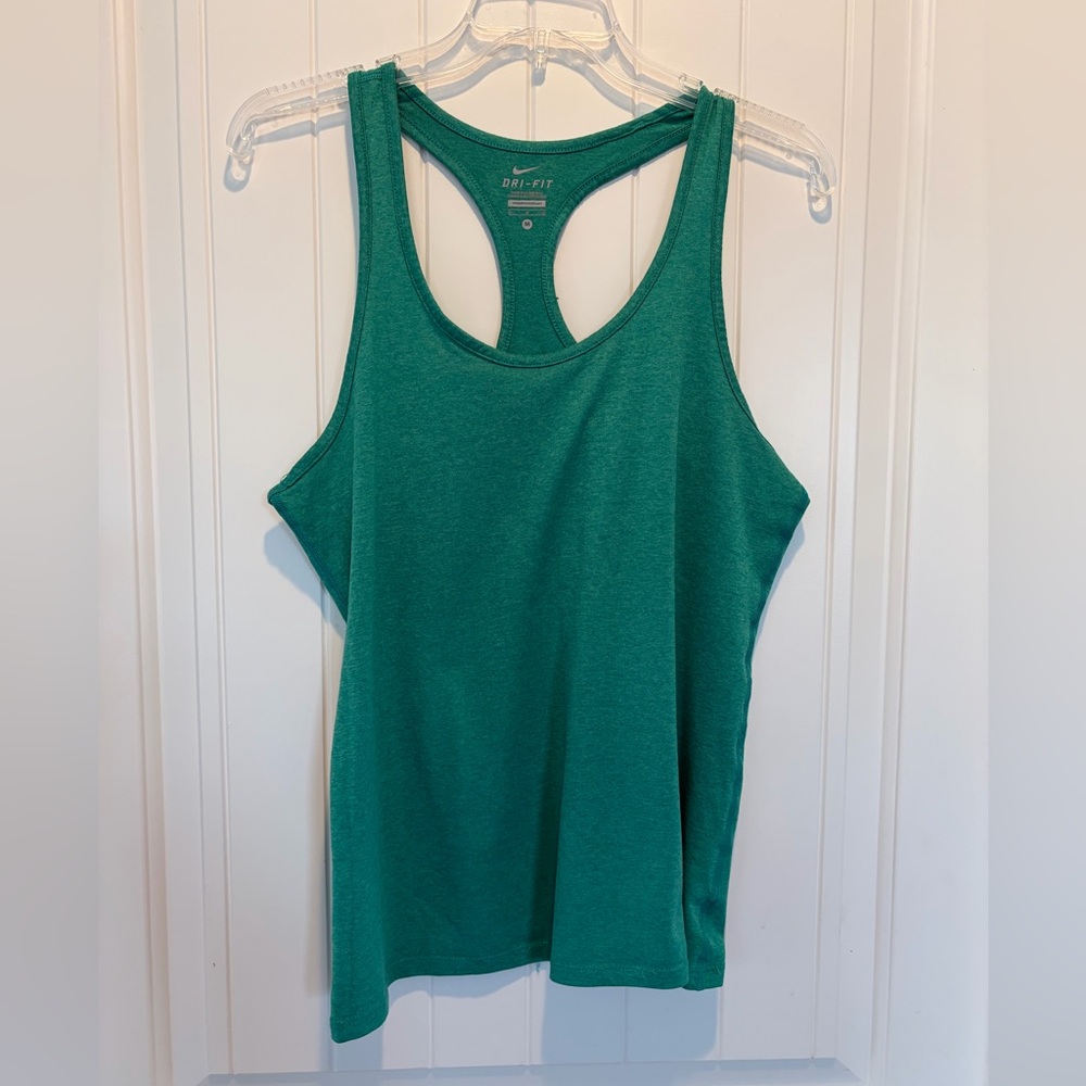Women's Green Nike Dri-FIT Tank Top